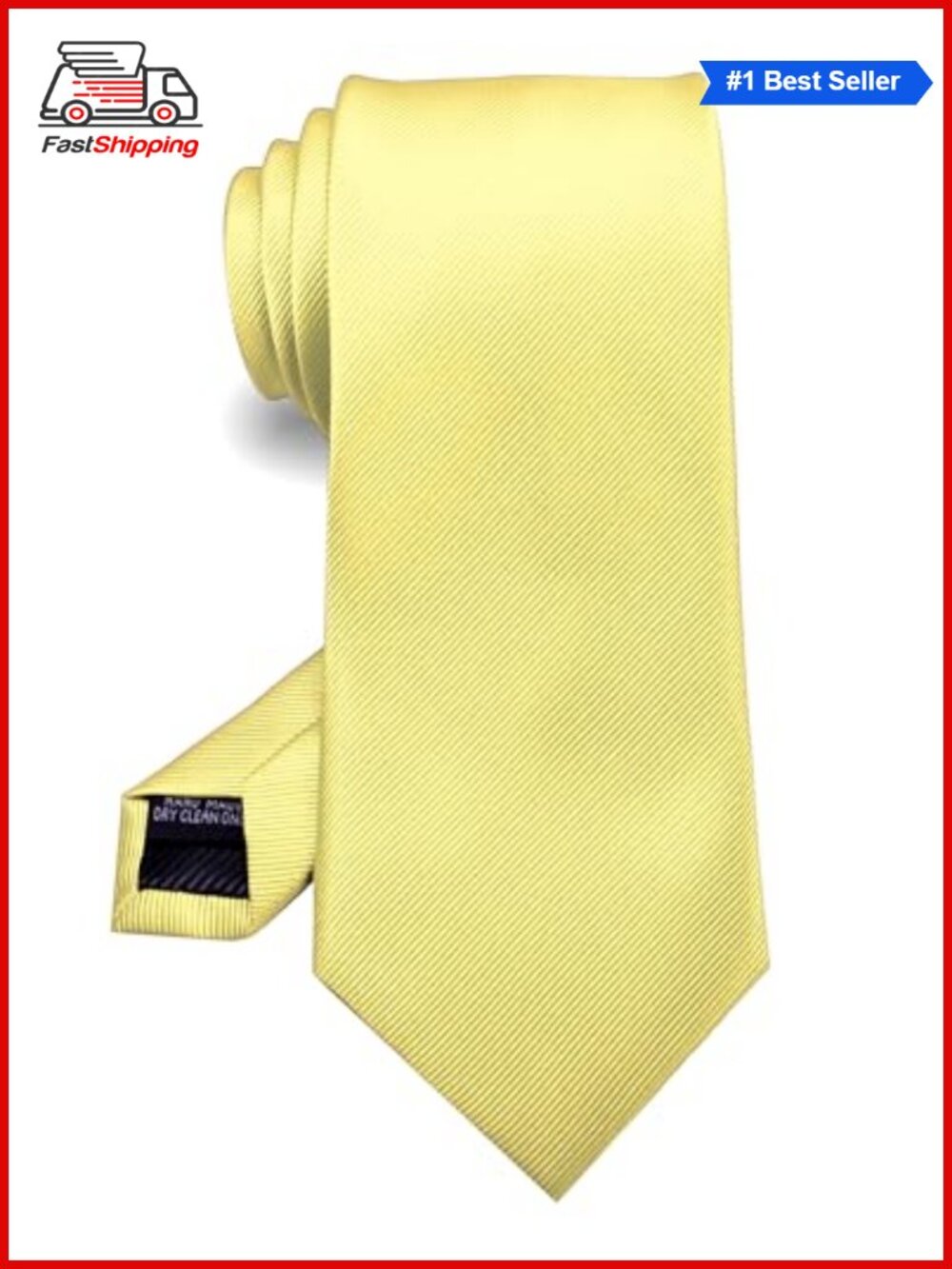 Mens Solid Color Formal Necktie Soft Texture Classic Tie for Business Gift